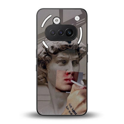 Smokin David back phone cover | glass case for nothing phone 3a
