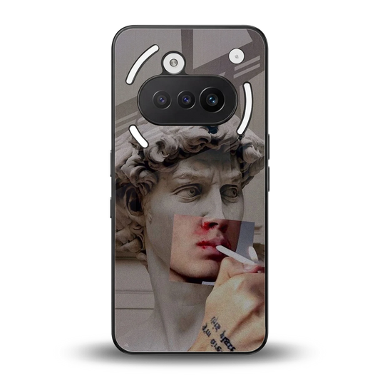 Smokin David back phone cover | glass case for nothing phone 3a