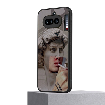 Smokin David nothing phone 4a mobile cover | shockproof glass phone case