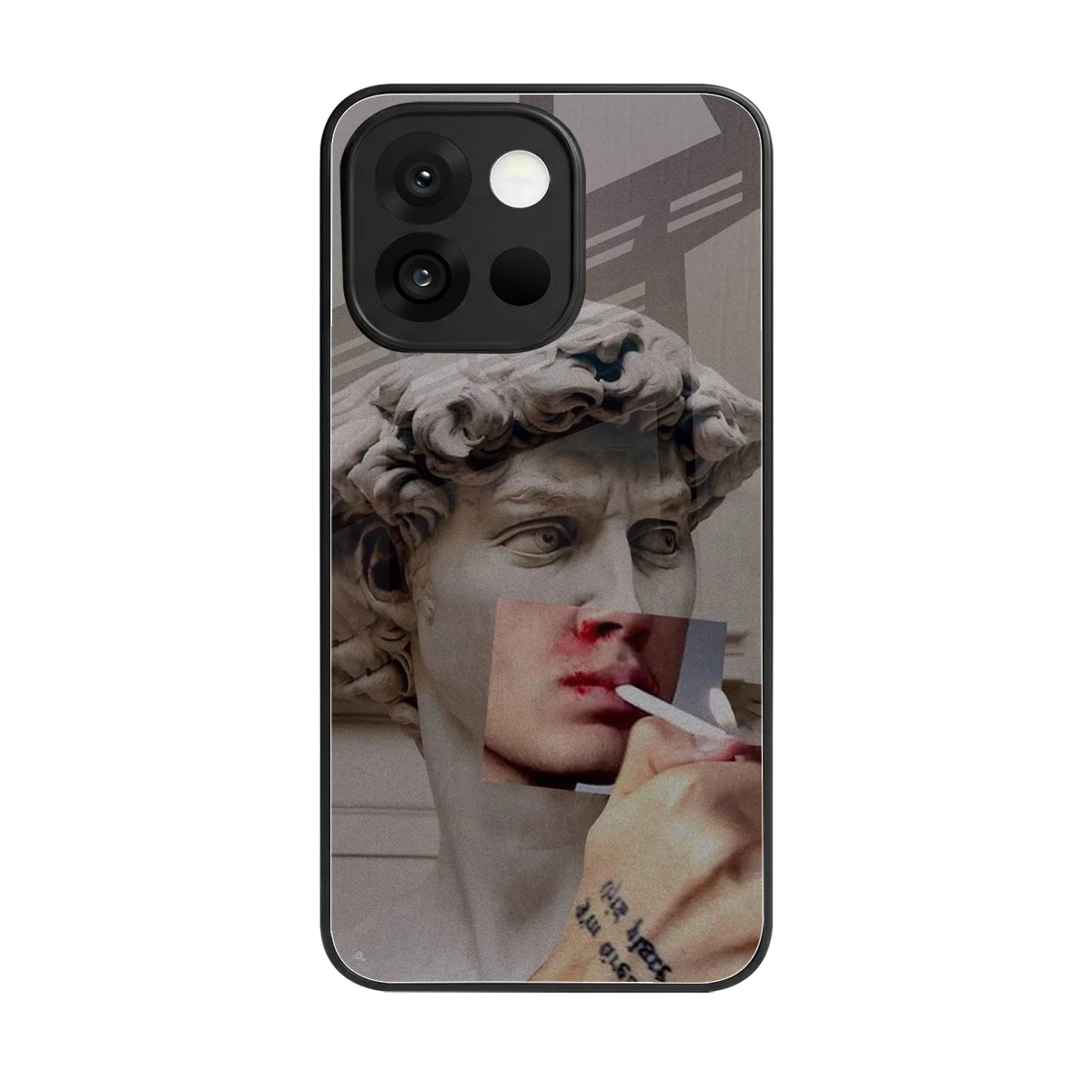 Smokin David back phone cover | glass case for oneplus 13s