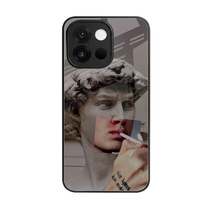 Smokin David back phone cover | glass case for oneplus 13s