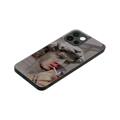 Smokin David stylish phone case for oneplus 13s | glossy glass and slim fit