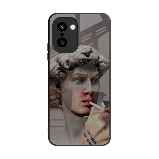 Smokin David back phone cover | glass case for oneplus 15r