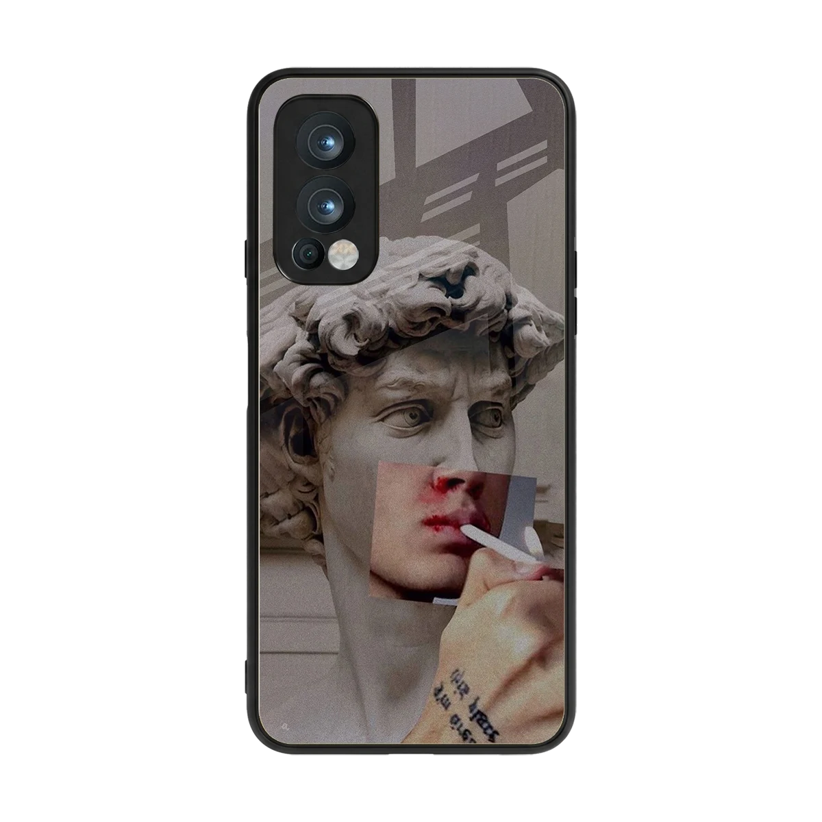Smokin David back phone cover | glass case for oneplus nord 2