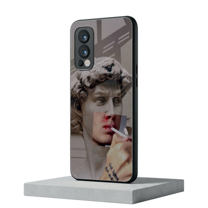 Smokin David oneplus nord 2 mobile cover | shockproof glass phone case