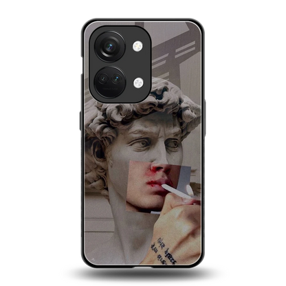 Smokin David back phone cover | glass case for oneplus nord 3