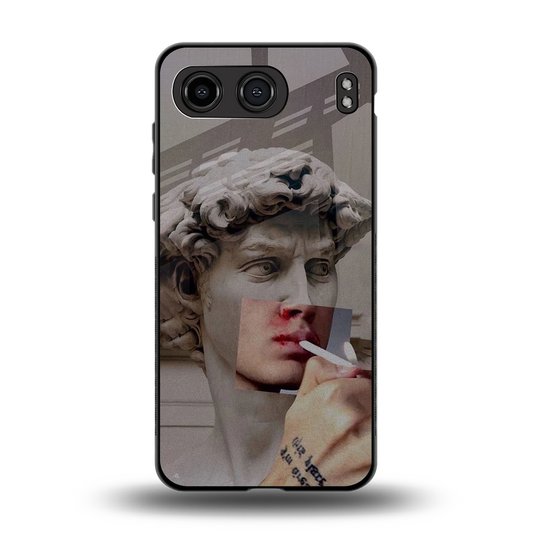 Smokin David back phone cover | glass case for oneplus nord 4