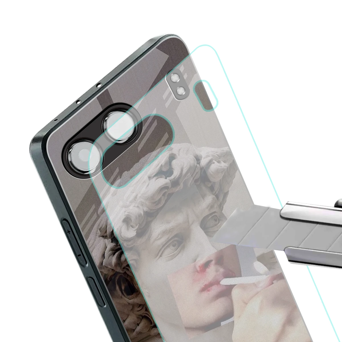 Smokin David stylish phone case for oneplus nord 4 | glossy glass and slim fit