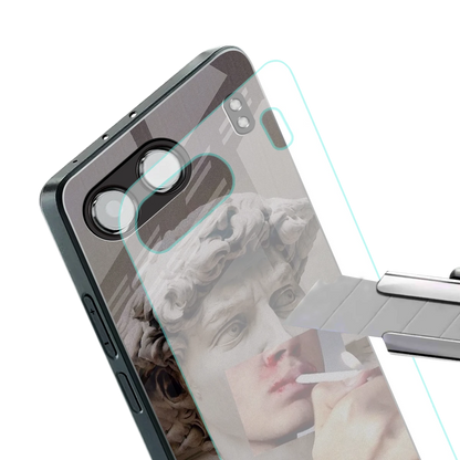 Smokin David stylish phone case for oneplus nord 4 | glossy glass and slim fit