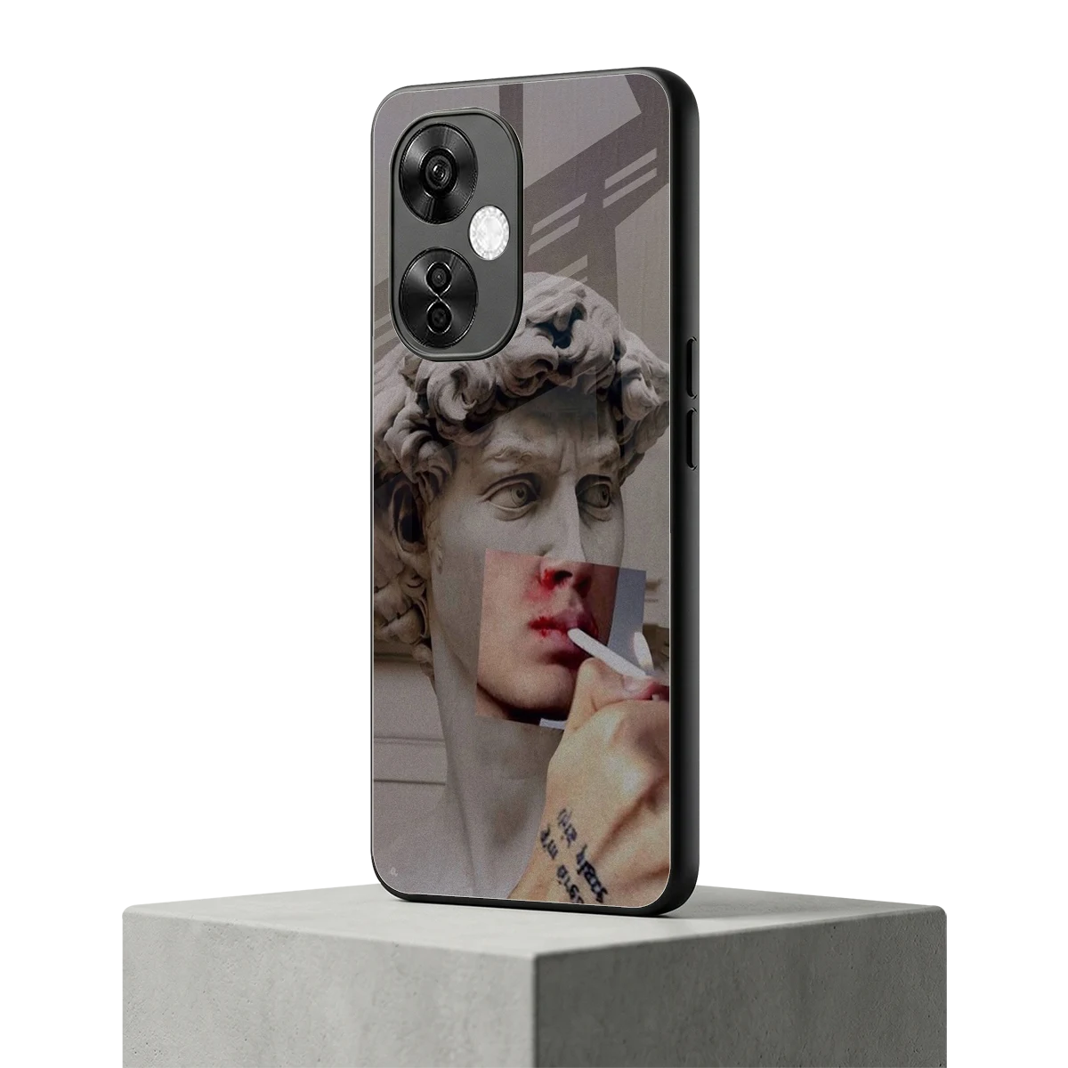 Smokin David oneplus nord ce 3 lite mobile cover | shockproof glass phone case