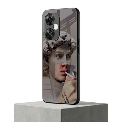 Smokin David oneplus nord ce 3 lite mobile cover | shockproof glass phone case