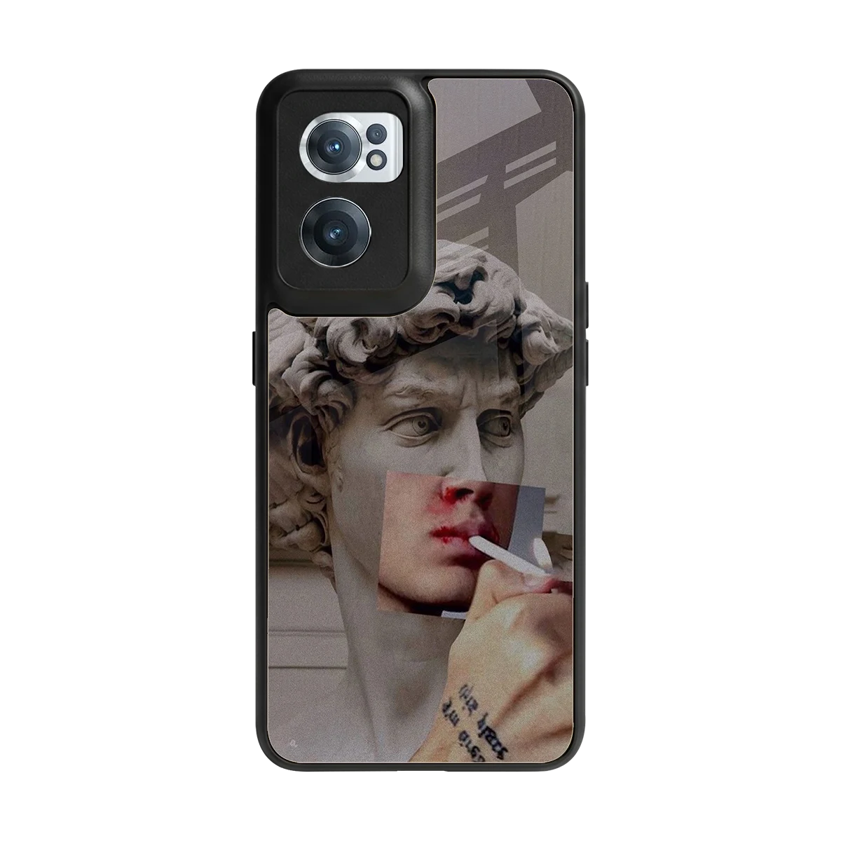 Smokin David back phone cover | glass case for oneplus nord ce 2
