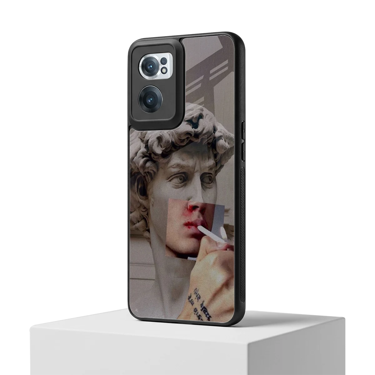 Smokin David oneplus nord ce 2 mobile cover | shockproof glass phone case
