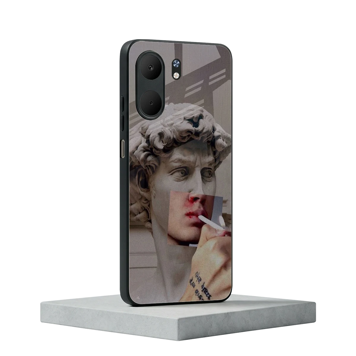 Smokin David oppo a5x 5g mobile cover | shockproof glass phone case