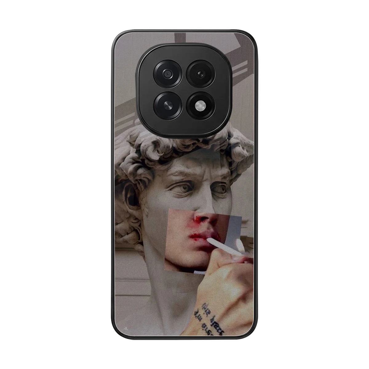 Smokin David back phone cover | glass case for oppo f29 5g