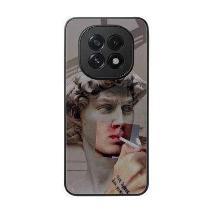 Smokin David back phone cover | glass case for oppo f29 5g
