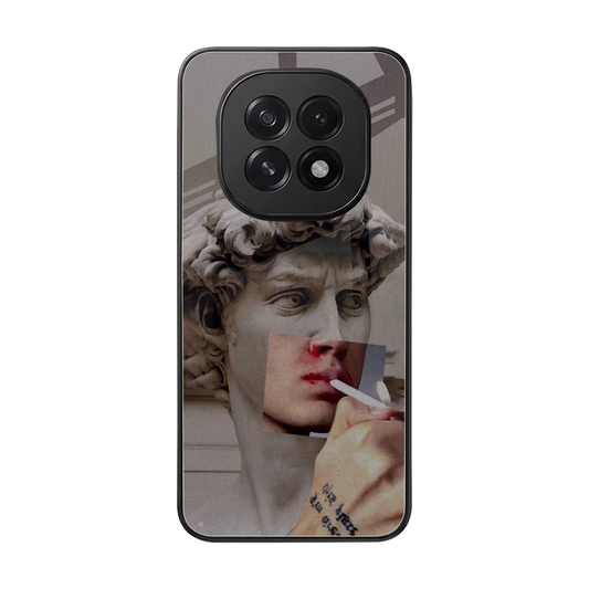 Smokin David back phone cover | glass case for oppo f29 5g