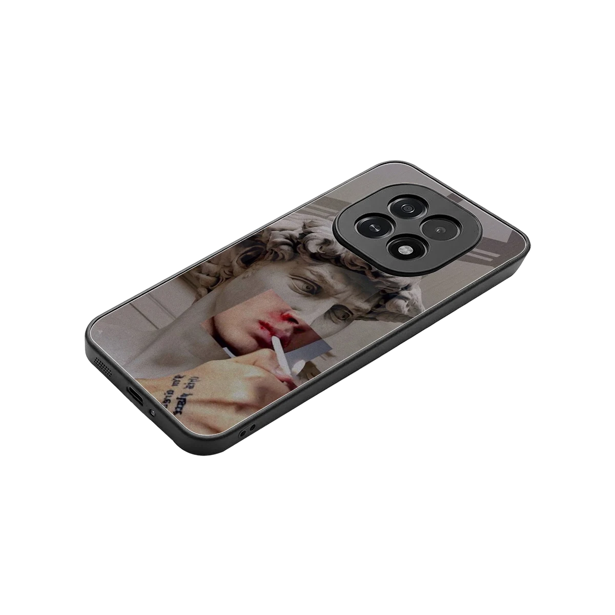 Smokin David stylish phone case for oppo f29 5g | glossy glass and slim fit