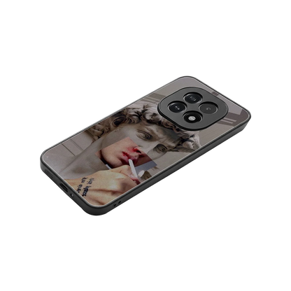 Smokin David stylish phone case for oppo f29 5g | glossy glass and slim fit