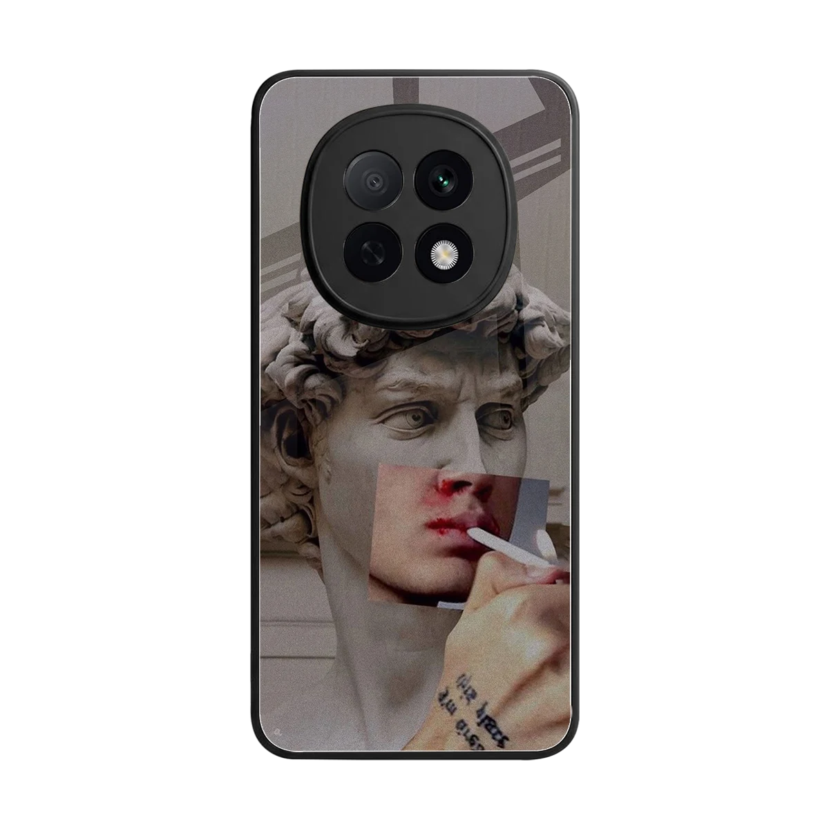 Smokin David back phone cover | glass case for oppo f29 pro 5g