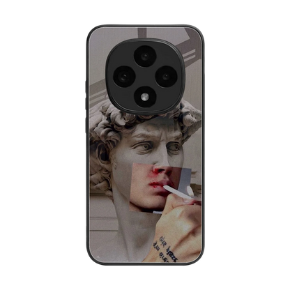 Smokin David back phone cover | glass case for oppo f31 pro 5g