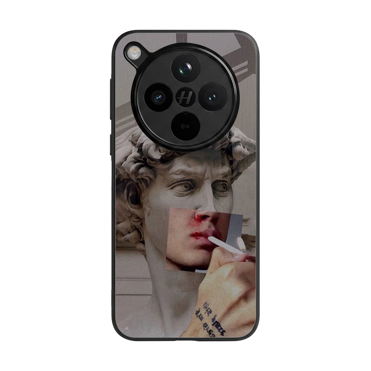 Smokin David back phone cover | glass case for oppo find x8