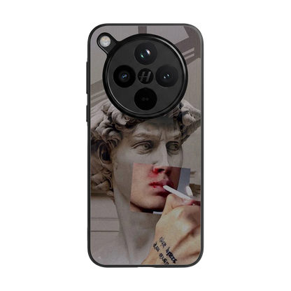 Smokin David back phone cover | glass case for oppo find x8
