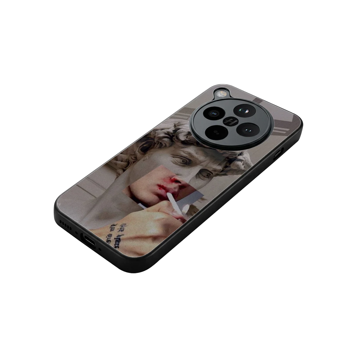Smokin David stylish phone case for oppo find x8 | glossy glass and slim fit