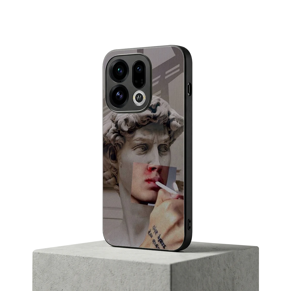Smokin David oppo find x9 mobile cover | shockproof glass phone case