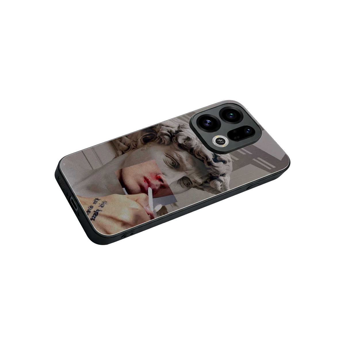 Smokin David stylish phone case for oppo find x9 | glossy glass and slim fit