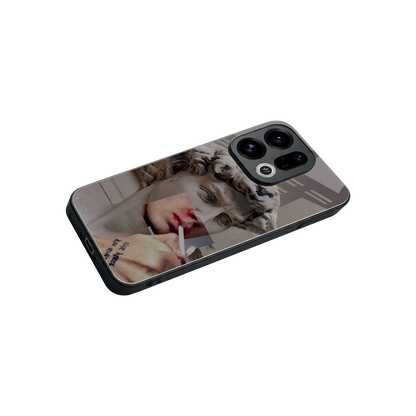 Smokin David stylish phone case for oppo find x9 | glossy glass and slim fit