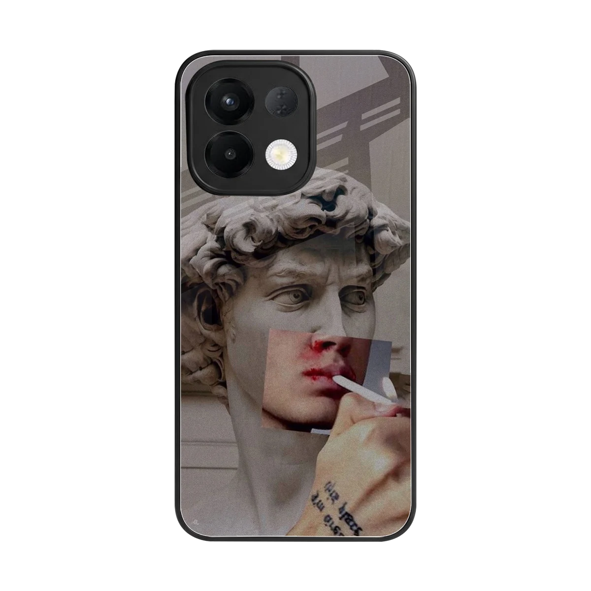 Smokin David back phone cover | glass case for oppo k13 5g