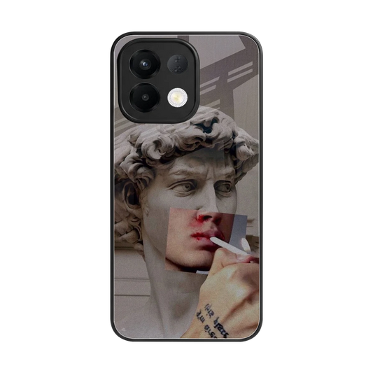 Smokin David back phone cover | glass case for oppo k13 5g