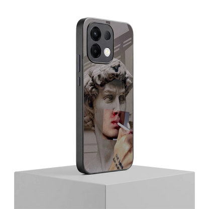 Smokin David oppo k13 5g mobile cover | shockproof glass phone case
