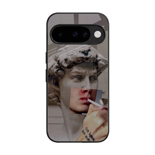 Smokin David back phone cover | glass case for google pixel 10