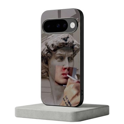 Smokin David google pixel 10 mobile cover | shockproof glass phone case