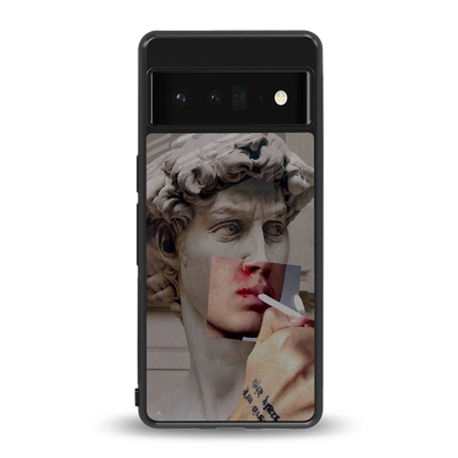 Smokin David back phone cover | glass case for google pixel 6 pro