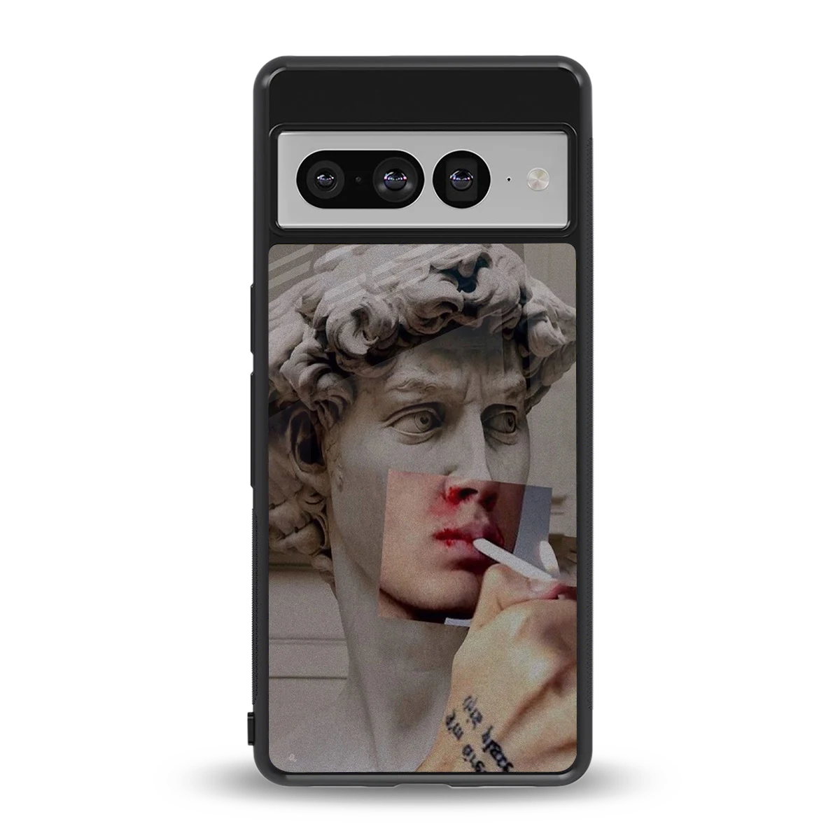 Smokin David back phone cover | glass case for google pixel 7 pro