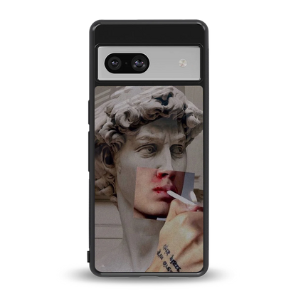 Smokin David back phone cover | glass case for google pixel 7a