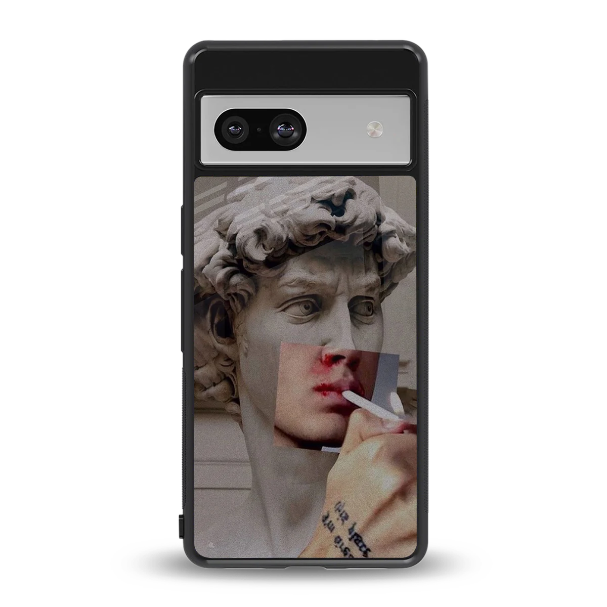 Smokin David back phone cover | glass case for google pixel 7