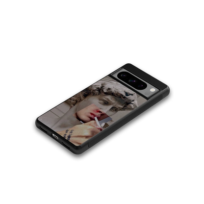 Smokin David google pixel 8 pro mobile cover | shockproof glass phone case