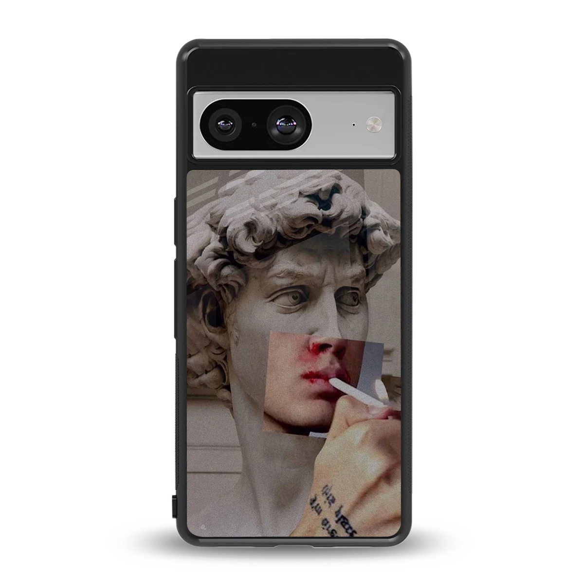 Smokin David back phone cover | glass case for google pixel 8