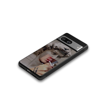 Smokin David google pixel 8 mobile cover | shockproof glass phone case