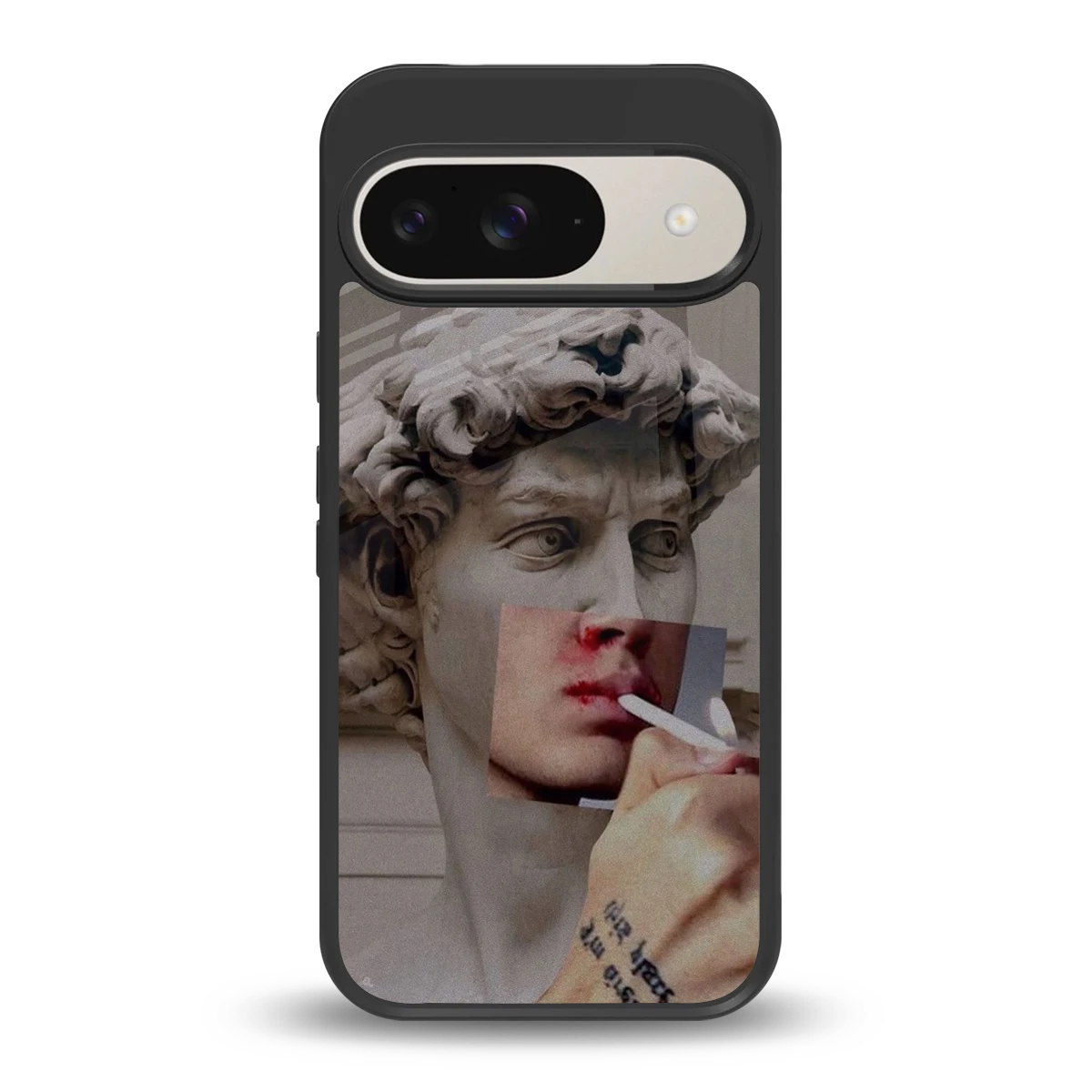 Smokin David back phone cover | glass case for google pixel 9