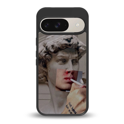Smokin David back phone cover | glass case for google pixel 9