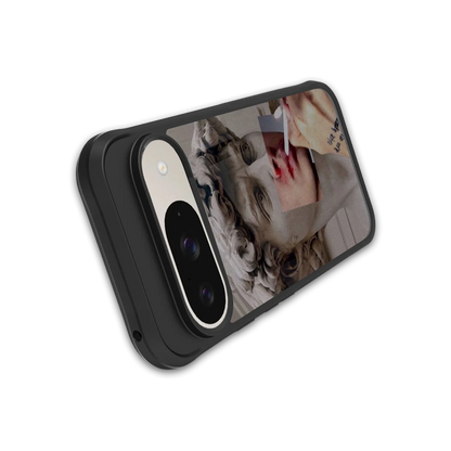 Smokin David stylish phone case for google pixel 9 | glossy glass and slim fit