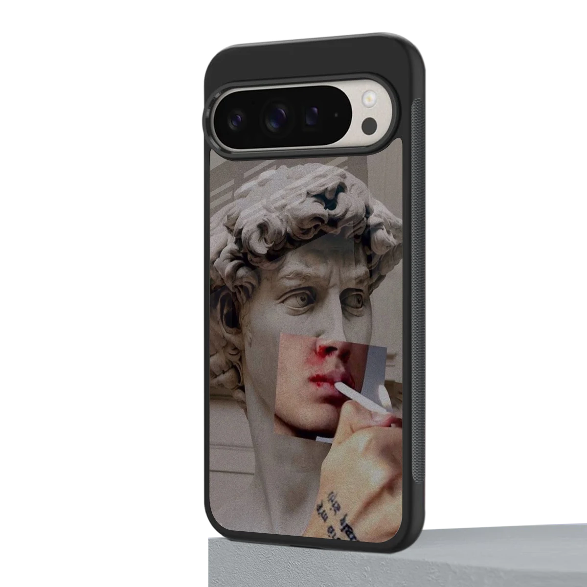 Smokin David google pixel 9 pro mobile cover | shockproof glass phone case