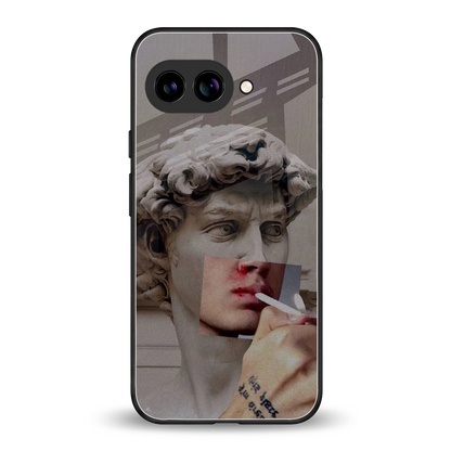 Smokin David back phone cover | glass case for google pixel 10a