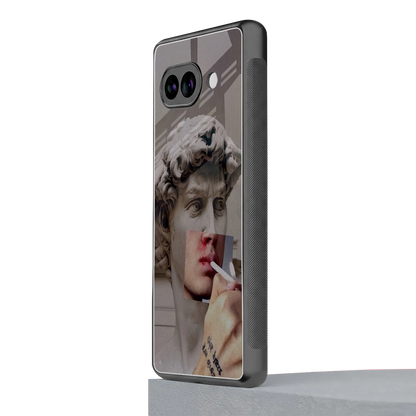 Smokin David google pixel 10a mobile cover | shockproof glass phone case