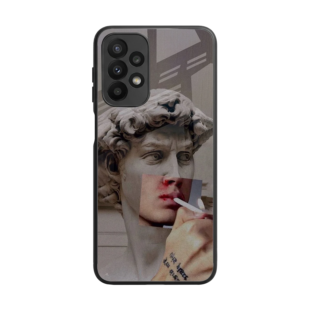 Smokin David back phone cover | glass case for samsung galaxy a23